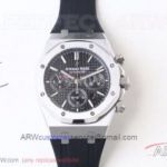 Perfect Replica of Best Replica Audemars Piguet Stainless Steel Black Rubber Swiss 7750 Watch 